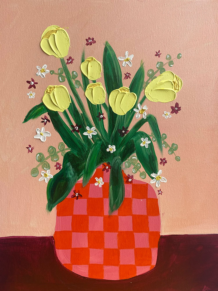 Textured Art Bouquets For Days