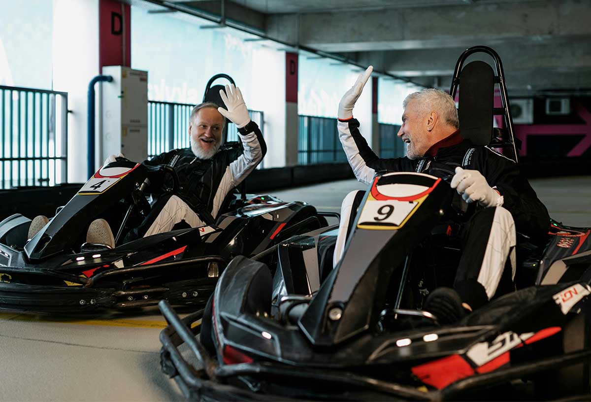 Go karting indoors