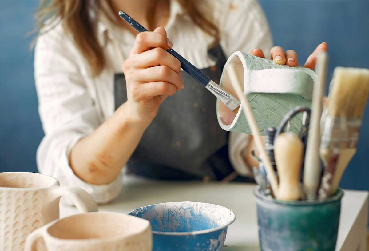 Paint your own piece of pottery