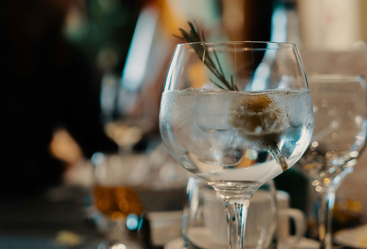 Enjoy a Christmas cocktail